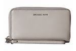 Michael Kors Large Flat Multifunction Phone Case - Pearl Grey